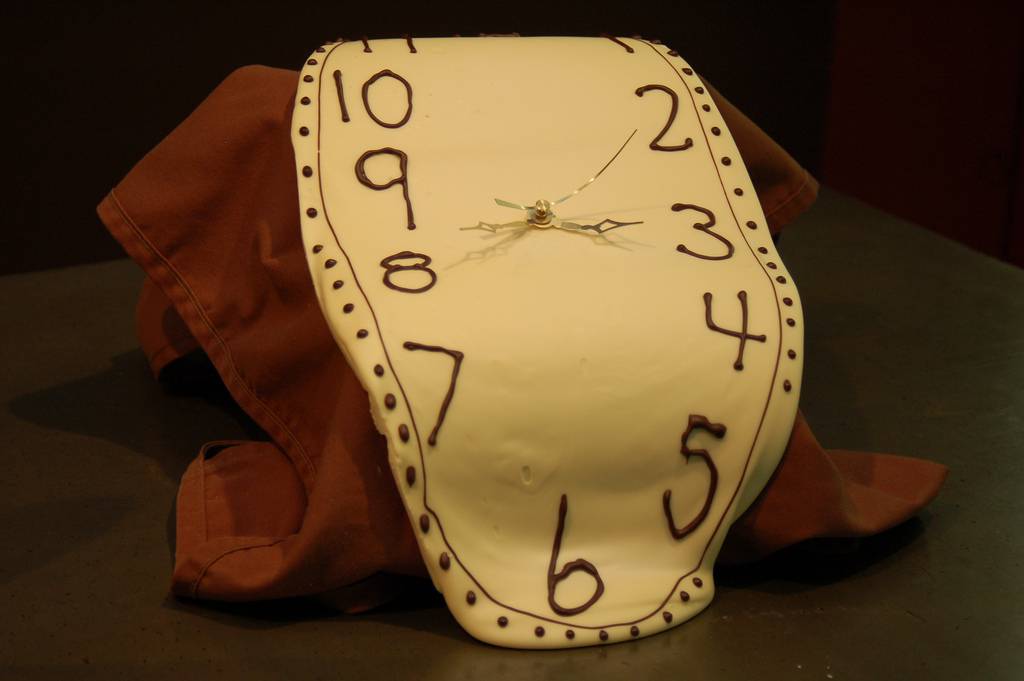 Dali Inspired Melted Chocolate Clock
